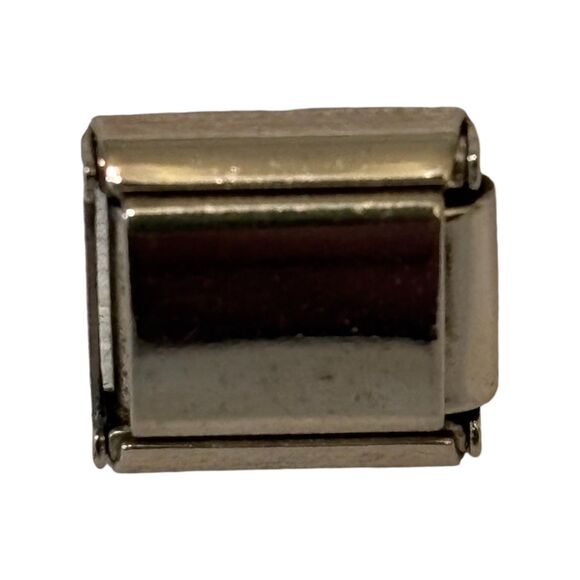 Italian Charm Bracelet N Initial Charm Silver Gold - Picture 3 of 3